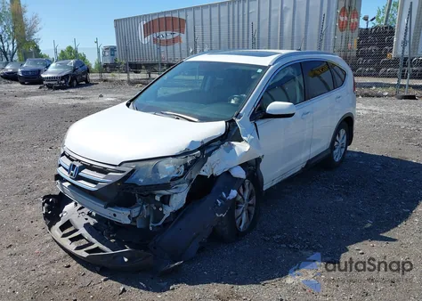 2014 Honda Cr-V Ex-L from USA, damaged, VIN 5J6RM4H75EL047139
